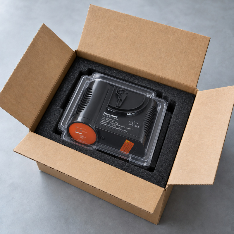 Illustrative protective packaging for a Honeywell FC-RUSIO-3224 module