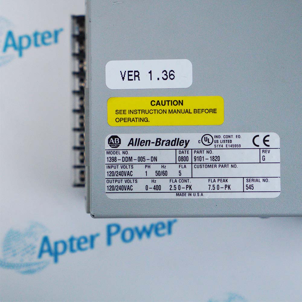 Allen-Bradley 1398-DDM-005-DN