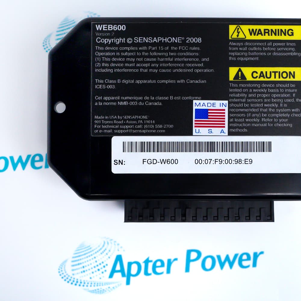  SENSAPHONE  WEB600  FGD-W600