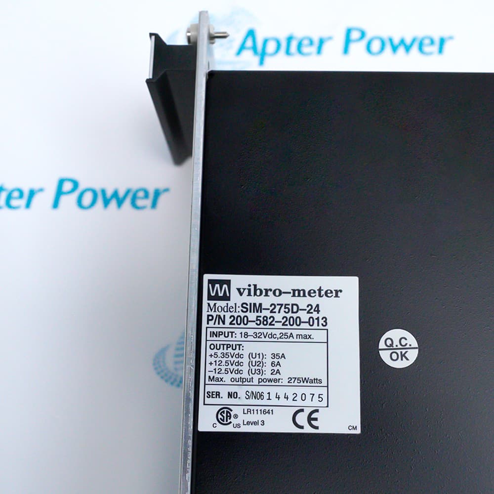 Vibro-Meter VM600 RPS6U SIM-275D-24 200-582-200-013 DC