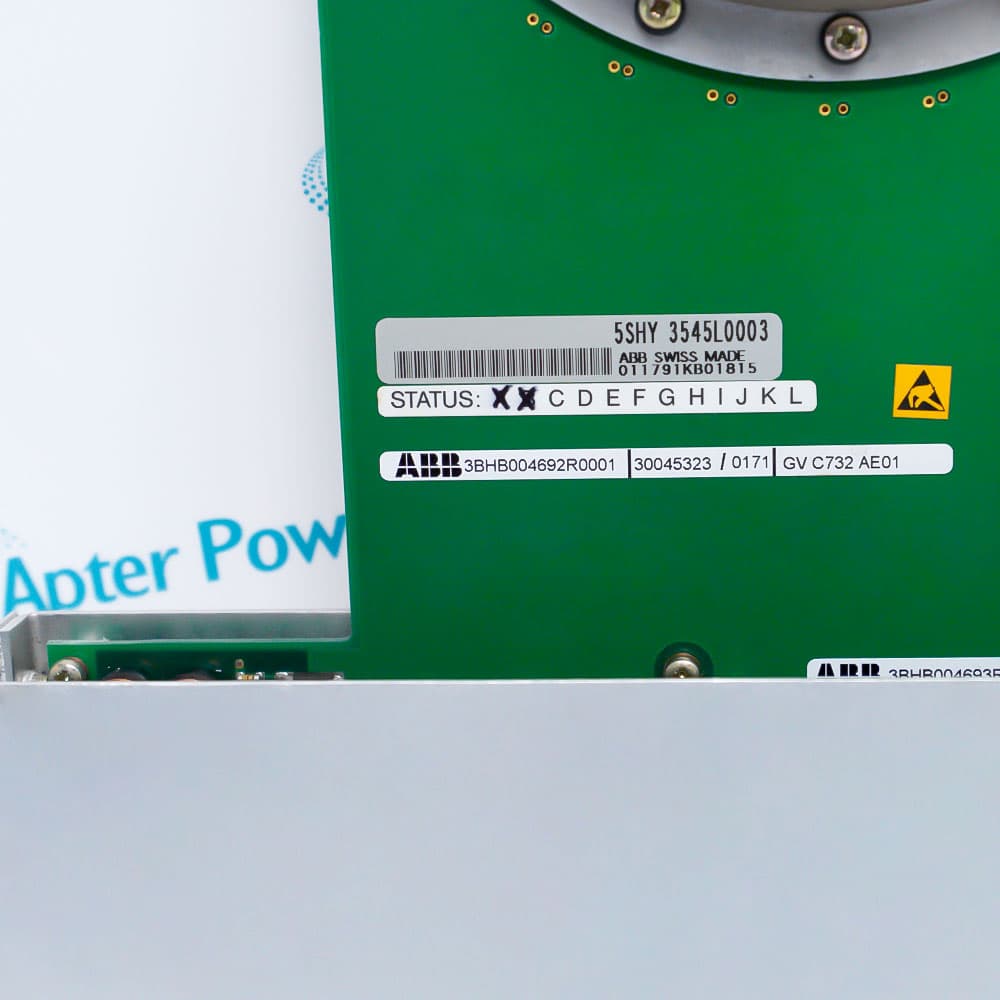 ABB 5SHY3545L0003 3BHB004692R0001 GVC732 AE01 3BHB004693R0001