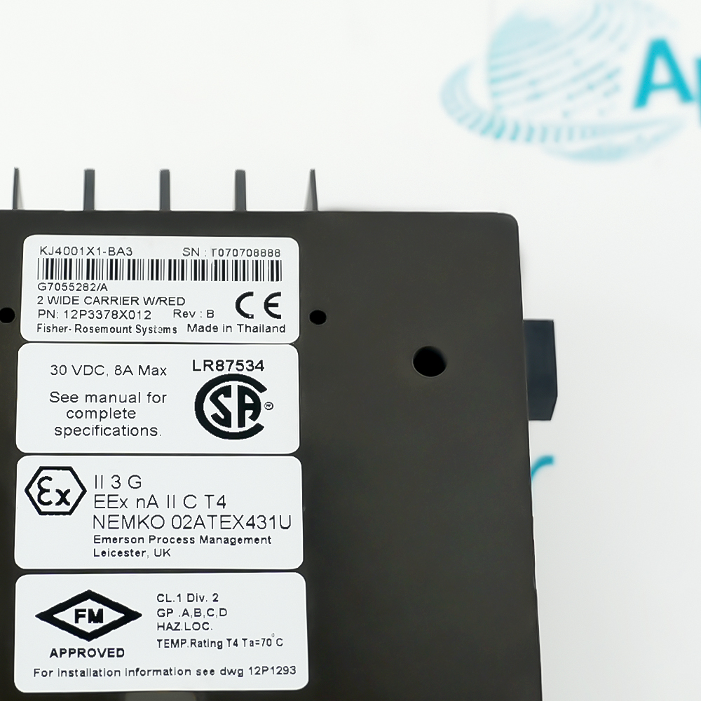 Emerson KJ4001X1-BA3 12P3378X012 VE3051C0