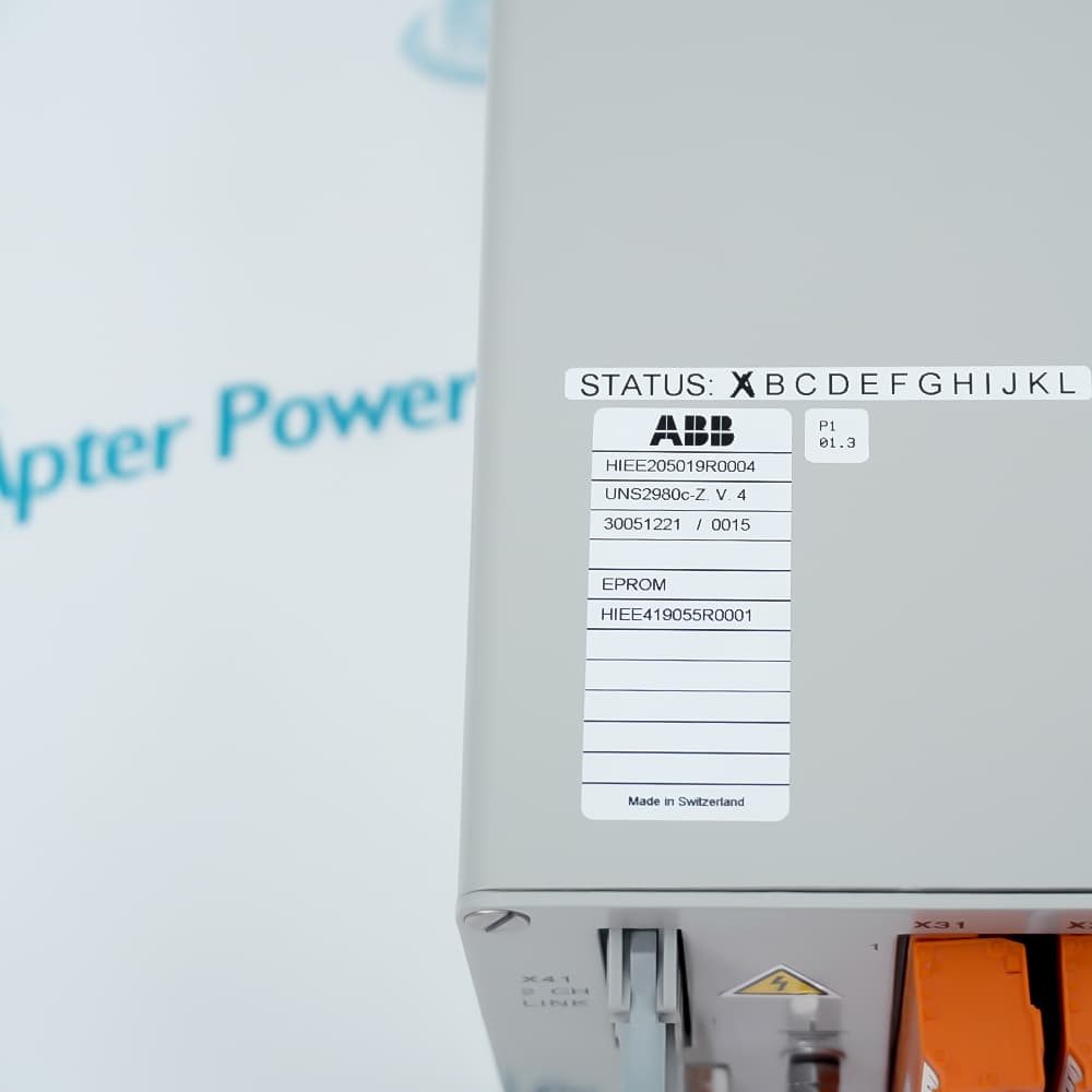 ABB HIEE205019R0004 UNS2980C-Z.V.4