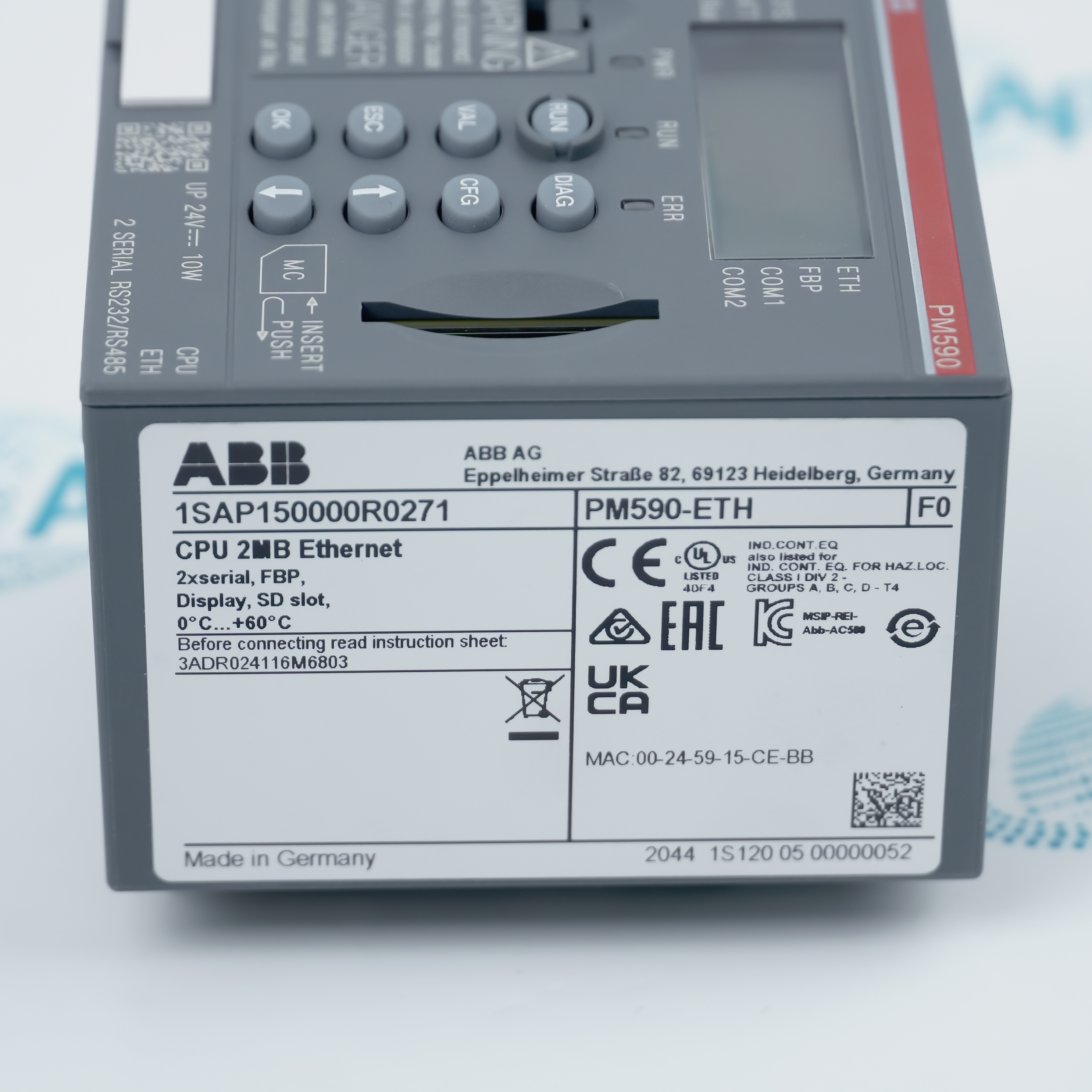 ABB PM590-ETH-1SAP150000R0271
