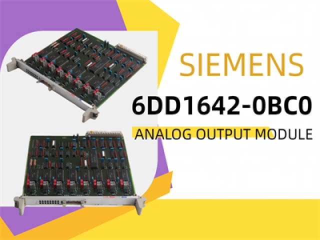 SIEMENS 6DD1642-0BC0 Analog Output Module: A Comprehensive Guide