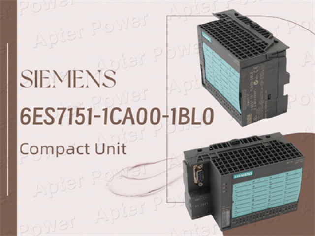 SIEMENS 6ES7151-1CA00-1BL0: A Compact and Efficient Automation Solution