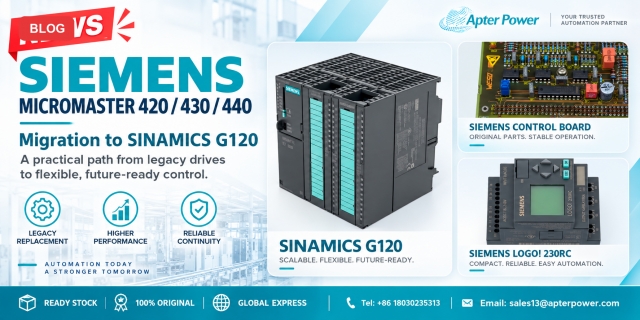 Siemens MICROMASTER 420 430 440 Migration to SINAMICS G120