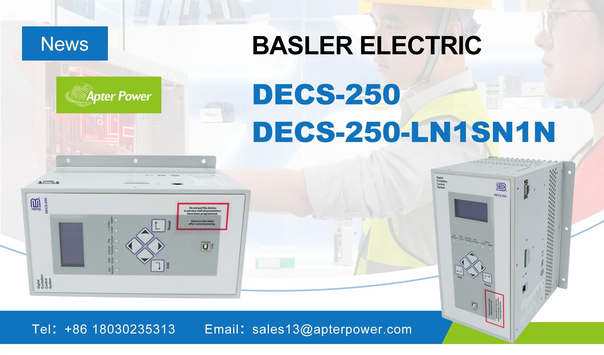 Why many power plants choosing use BASLER ELECTRIC DECS-250 DECS-250 ...