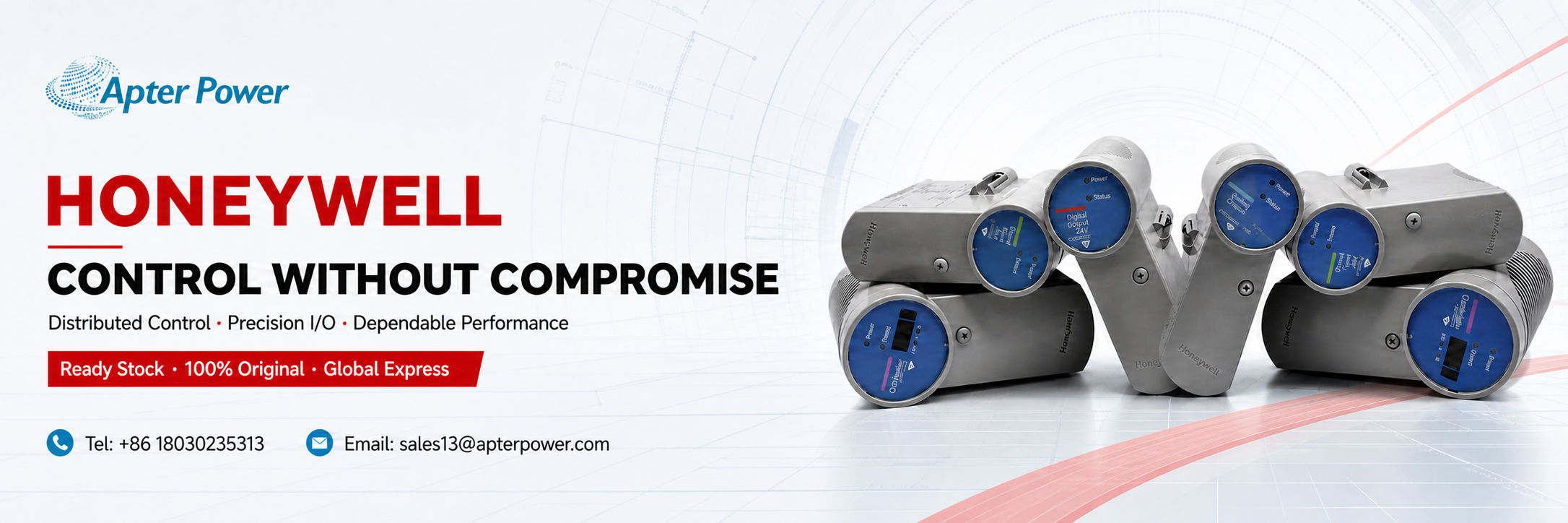 Honeywell industrial control solutions available from Apter Power