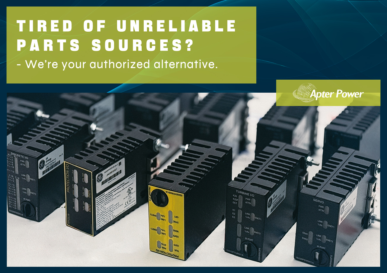 Apter Power industrial parts sourcing and supplier verification banner