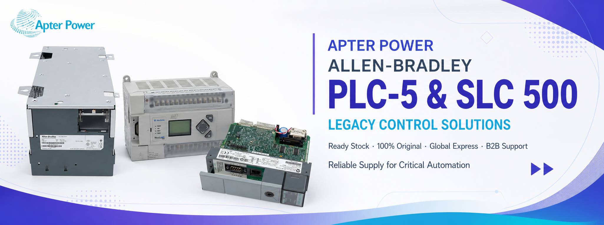 Apter Power Allen-Bradley PLC-5 and SLC 500 legacy control solutions