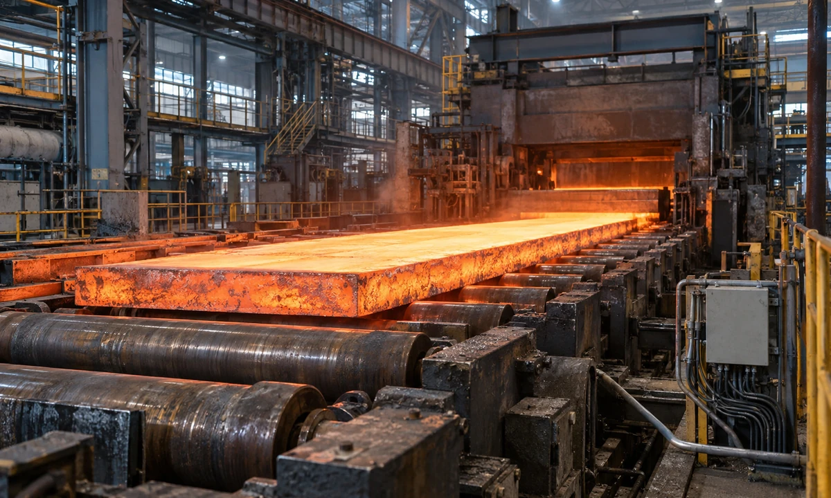 Illustrative related steel industrial scene
