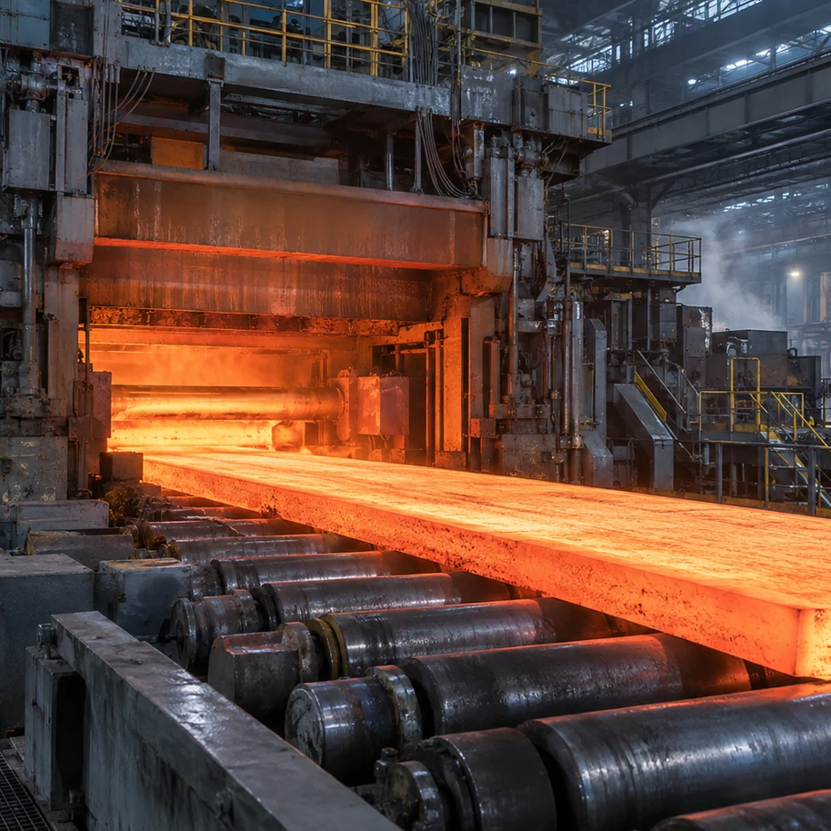 Illustrative steel slab rolling mill