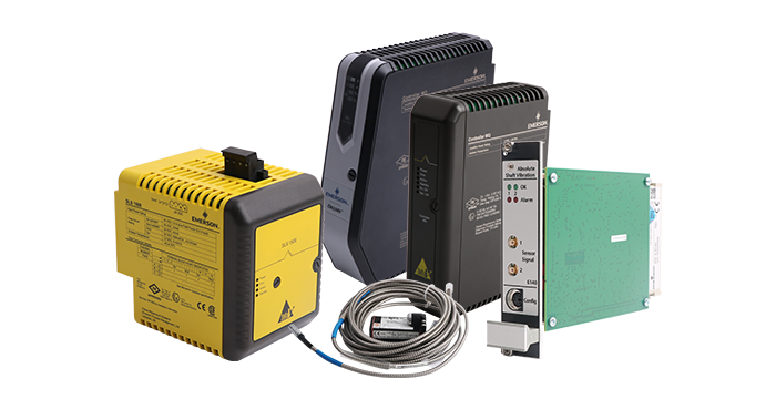 Emerson control modules and monitoring components shown as a product group