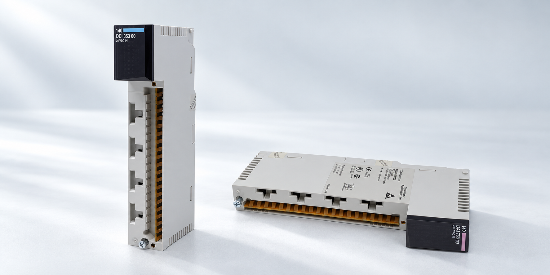 Quantum I/O Modules — edited studio catalog illustration